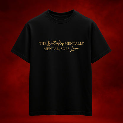 Love & Madness Black Oversized T-Shirt