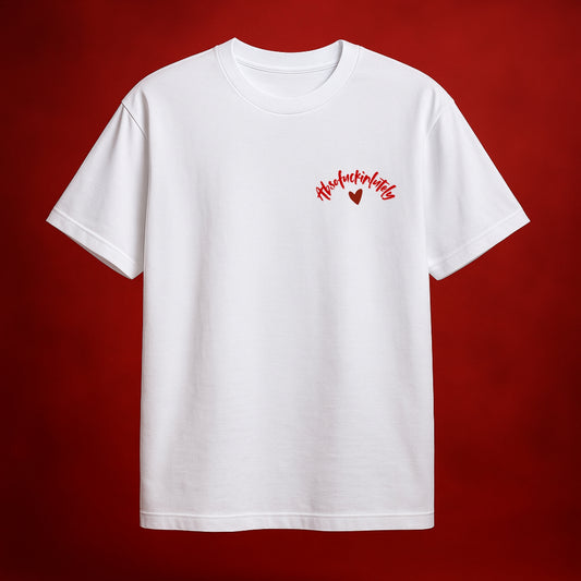 Absofuckinlutely White Oversized T-Shirt