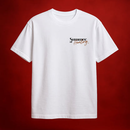 Summer of Healing White Oversized T-Shirt
