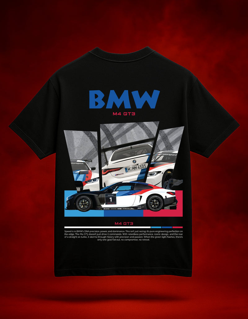 BMW M4 GT3 Black Oversized T-shirt