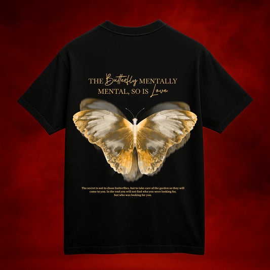 Love & Madness Black Oversized T-Shirt