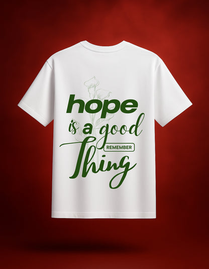 Hope White Oversized T-Shirt