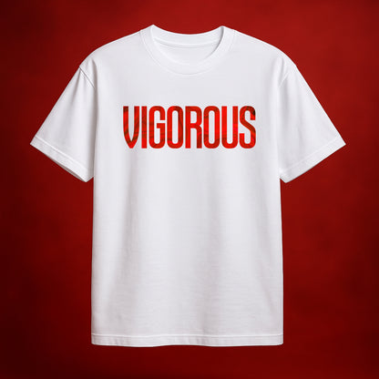 Vigorous White Oversized T-Shirt