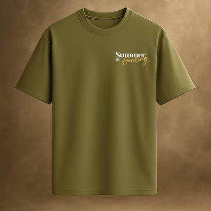 Summer of Healing Green Oversized T-Shirt