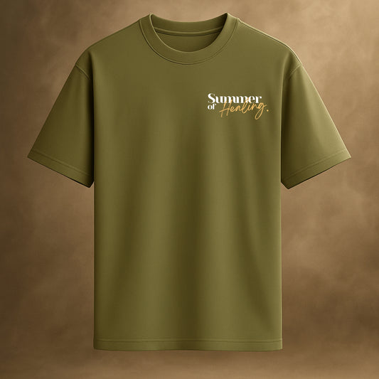 Summer of Healing Green Oversized T-Shirt