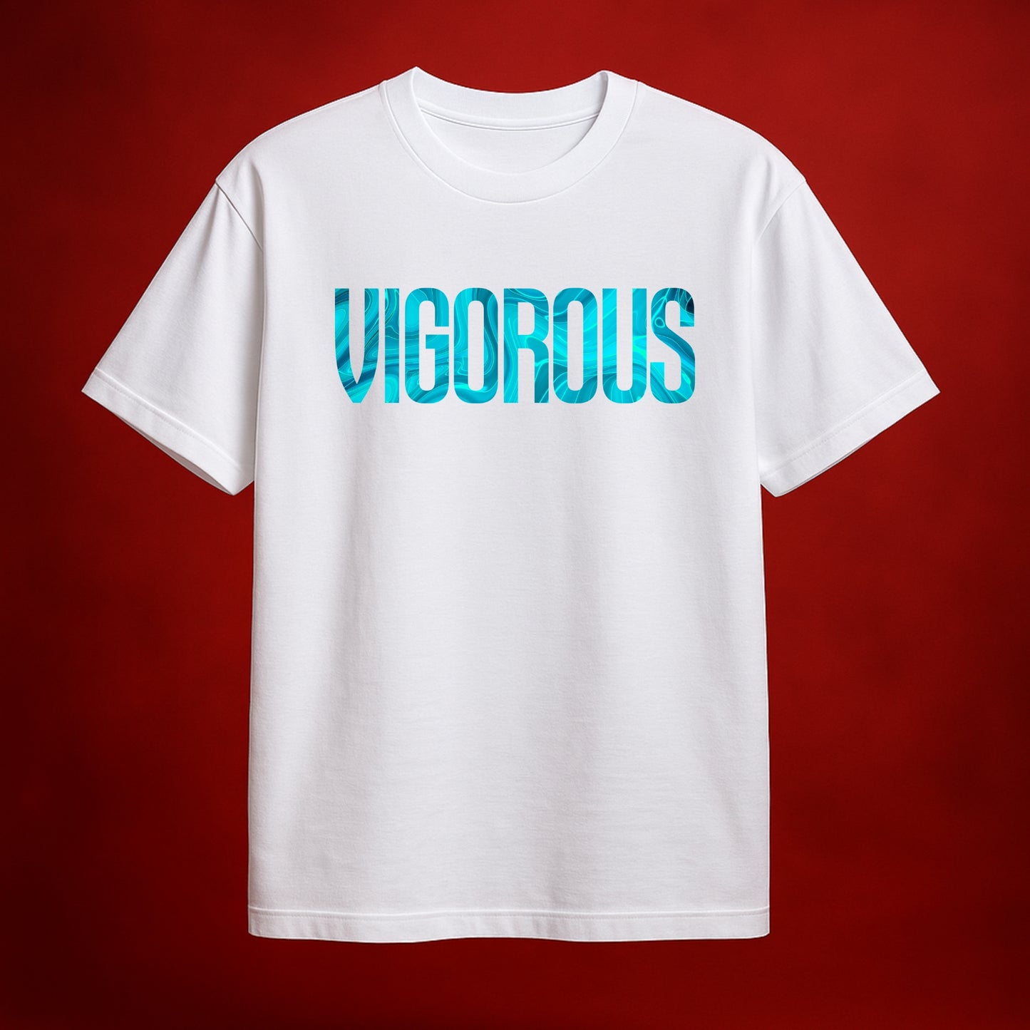 Vigorous White Oversized T-Shirt