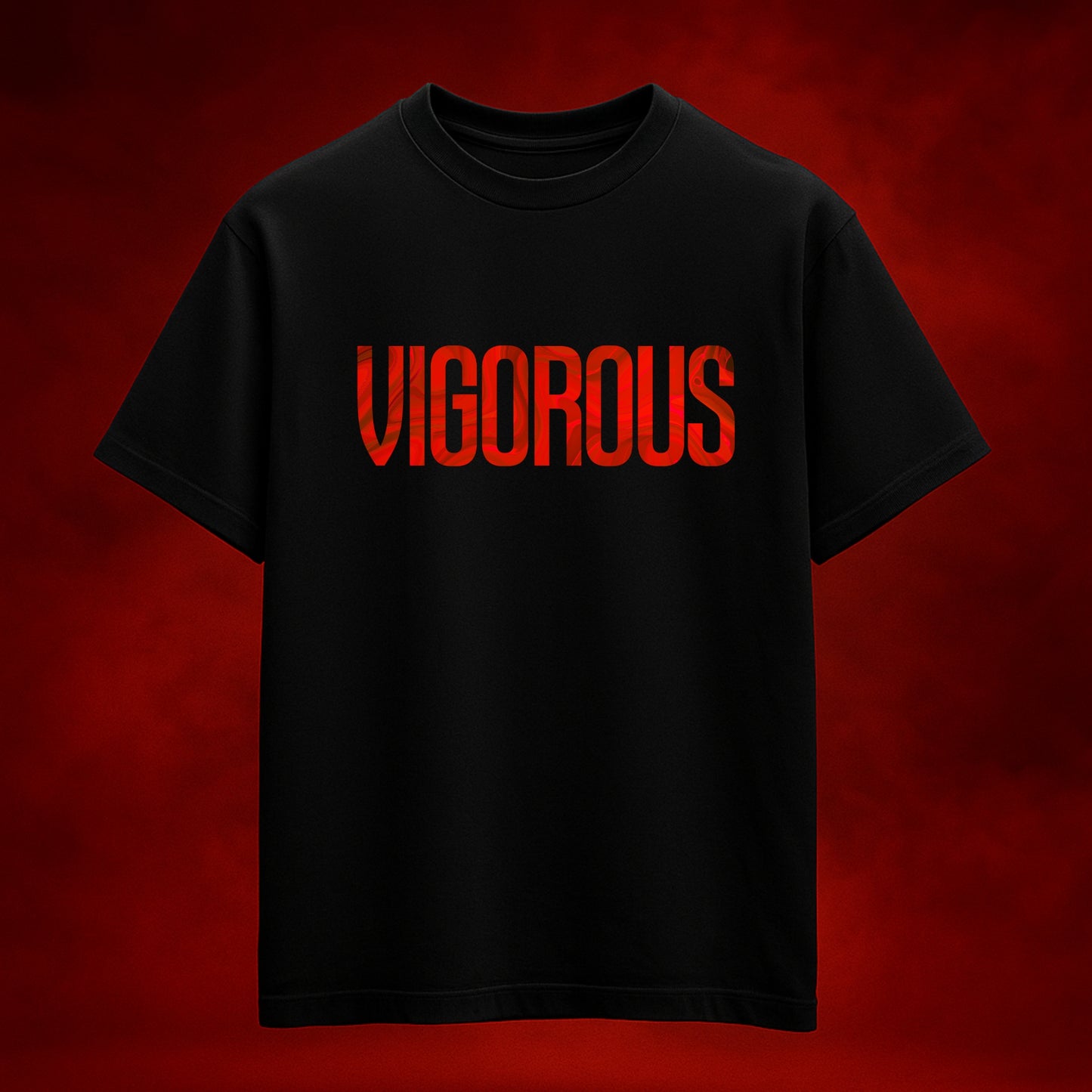 Vigorous Black Oversized T-shirt
