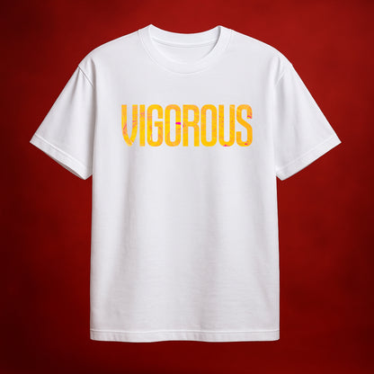 Vigorous White Oversized T-Shirt