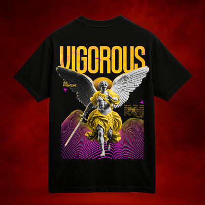 Vigorous Black Oversized T-shirt