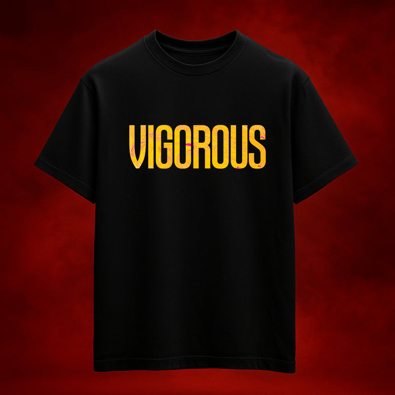 Vigorous Black Oversized T-shirt
