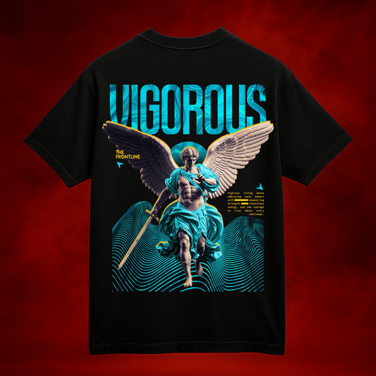 Vigorous Black Oversized T-shirt