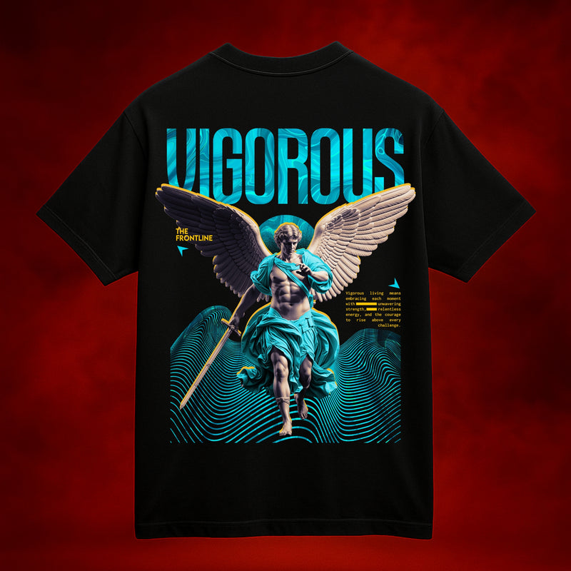 Vigorous Black Oversized T-shirt